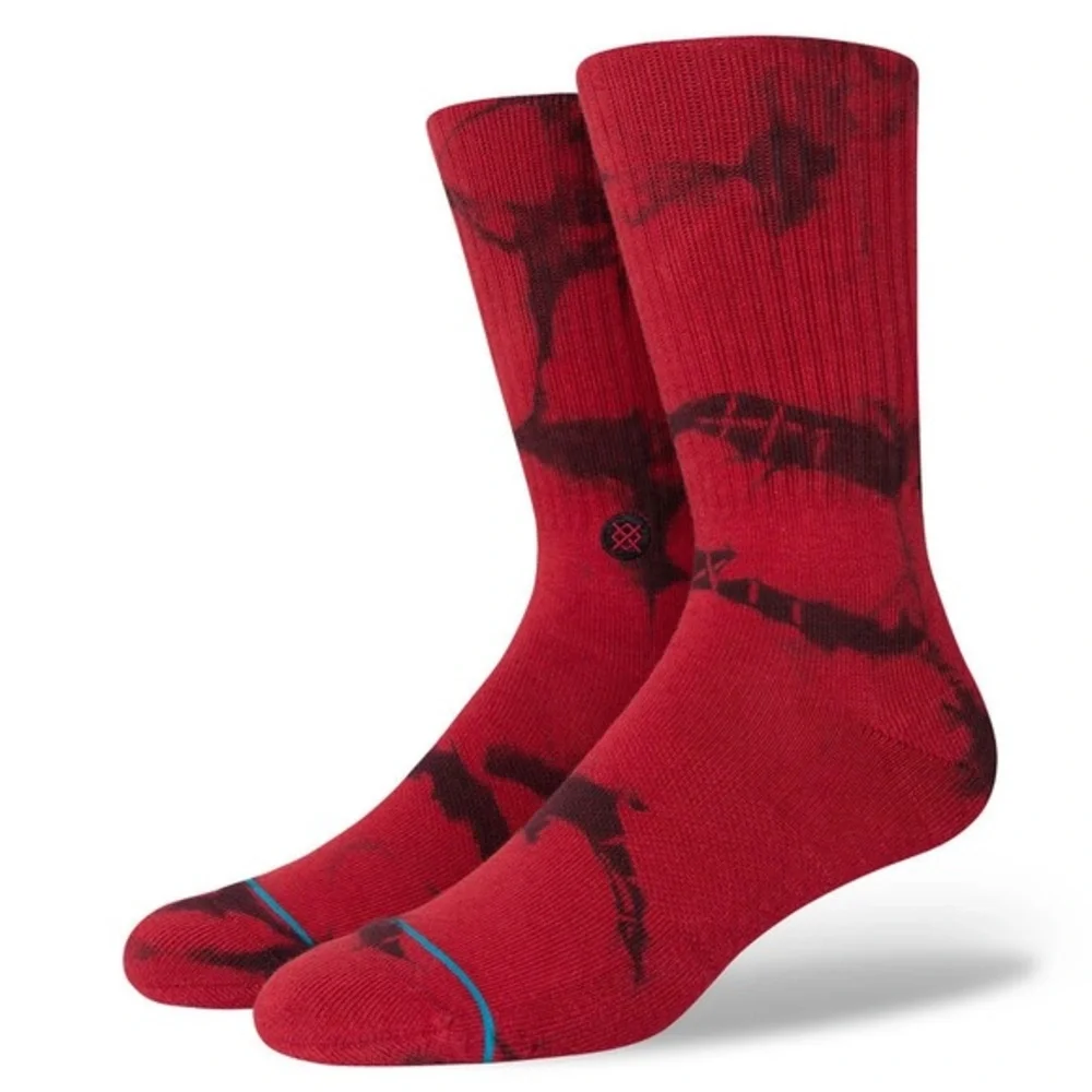 New🌟STANCE Men's Red Nosten Crew Socks